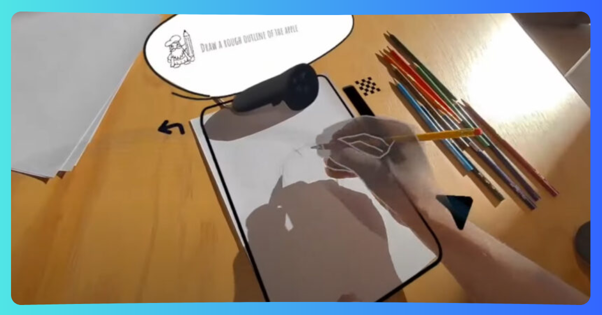 aprende a dibujar con realidad mixta